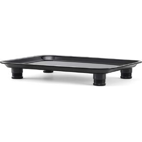 Marsui Ant Proof Cat Dog Bowl Tray Equipped with Height Adjustable Legs 17.1x12.6x0.8 Inches Reliable Floor Cat Food Tray for Crawling No Pest Pet Food Feeding Station(Without Repellent Gel)