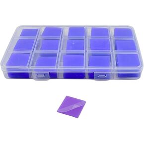 LIRUNQIU Diamond Painting Glue Wax with Storage Box, 105 Pcs High-Strength Wax Clay for 5D Diamond Art, Long-Lasting Diamond Dot Drill Tools for Adults Kids(Colorful)