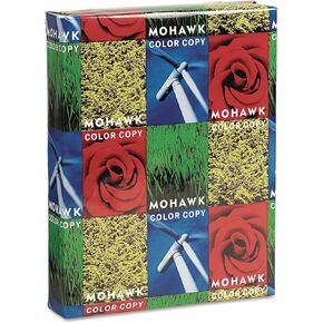Mohawk 12203 نسخة نسخة ، 98 سطوع ، 28 رطل ، 8-1/2 × 11 ، أبيض مشرق ، 500 ورقة