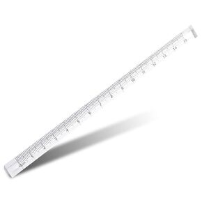ARTIBETTER Triangular Ruler Clear Scale Drawing Ruler for Artists Engineers Students Portable