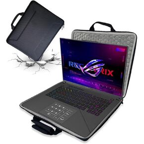 16inch Hard Laptop Case for Asus Rog Strix G16 2024 Gaming Laptop 16", Lenovo ThinkPad E16 Business Laptop, lenovo Thinkpad i7 Sleeve with Handle, 16inch gaming Laptop Waterproof Case, Black