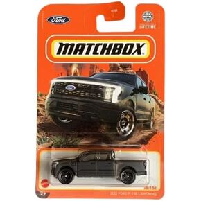 Matchbox 2022 Ford F-150 Lightning Black, 1:64 Scale Diecast Model