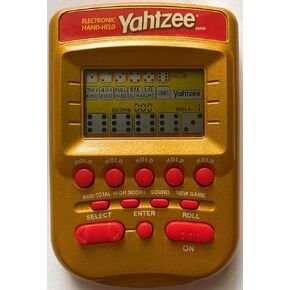 Yahtzee Electronic Hand-held [Gold]