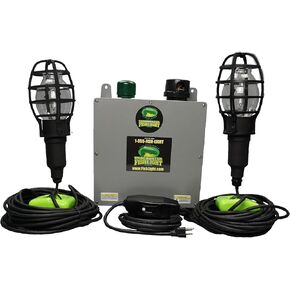 175W Double Light for Docks with 50’ of Marine Grade Wire for Each Light, Easy to Install, Dusk to Dawn Operation, Salt or Fresh Water, Guaranteed to Attract Fish