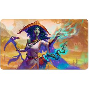 Ultra Pro - Commander Series #2: Allied - Sythis Stitched Playmat for Magic: The Gathering, Custom Gaming Card Game Play Area Playmat Surface Accessory