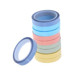 Angoily 10 Rolls Transparent Writable Highlighter Tape Removable Self Adhesive Index Tabs for School Supplies Office Annotation Cute Office Supplies