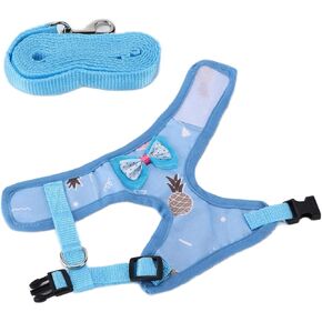 YOUTHINK Pet Chicken Adjustable Belt Traction Rope, Soft and Breathable Fabric Training Cable Tree with Safety Buckle, Ideal for Changing Pet Chickens, Contains The Chest Strap and Leash (#3)