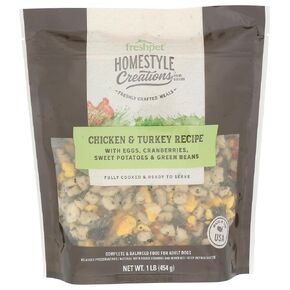 FRESHPET Chicken & Turkey Homestyle Creations Dog Food, 16 OZ