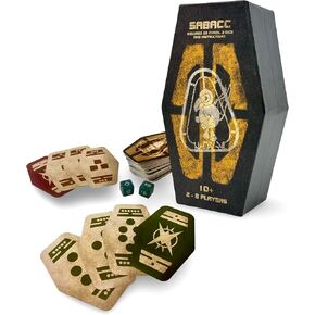 Galaxys Edge Sabacc Playing Card Game – Includes Cards, Dice, and Instructions