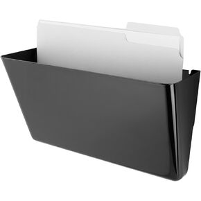 Brenton Studio Magnetic Wall Pocket, Letter Size, Black, 59767