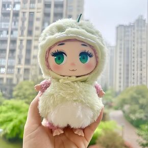 17cm Doll Clothes,Outfits for Clothes Set, Dolls Keychain Accessories, Faking Animal Style Outfit Jumpsuit,Cute Shark for 17cm Dolls Accessories (Not Include Doll)