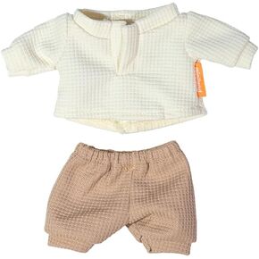 Miniland - Clothes for 12 5/8 inches Doll, Clothing Accessory for Dolls, Summer Overalls and Blouse