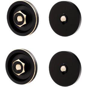 Counterweight Brass FCX24M Wheel Hex Hub for FMS 1/24 FCX24M RC Crawler Series Upgrades Part