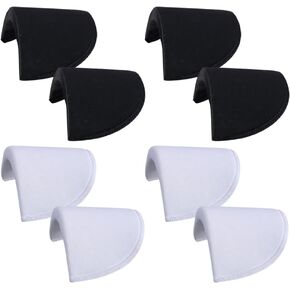 4 Pairs Foam Sponge Shoulder Pads Set in Shoulder Pads Thin Sewing Shoulder Pads Suit Jacket Shoulder Pads Dress Clothing Shoulder Pads for Women Men