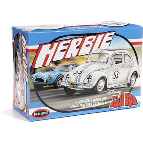 Polar Lights Herbie Volks Beetle Model Kit 1:25 Scale – SNAP Together, No Glue or Paint Required