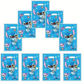 DXRZYS 30 PCS حفلة عيد ميلاد وردية وأزرق لصالح حقيبة الهدايا أكياس الحلوى حقائب Goody Goody Party Supplies Decorations (Blue3)