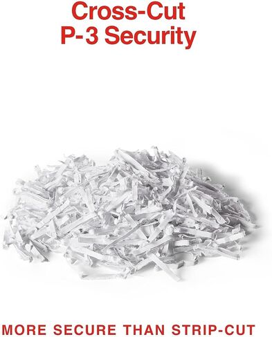Staples Paper Shredder ، مقاطع متشابكة 15 ورقة ، مضادة للجام ، للاستخدام المكتبي والمنزل مع سلة السحب 5 جالون ، أسود in Saudi Arabia