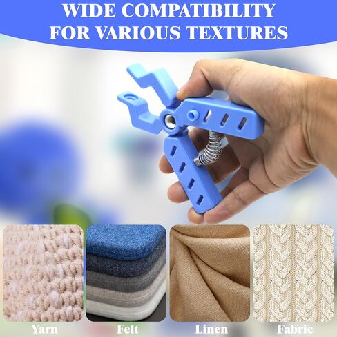 Safety Eye Snapper Tool for Crocheting Safety Eyes Attaching, for Amigurumi Crochet and Stuffed Animals Eyes 5-30mm Ergonomic Making Supplies Tool, Blue in Saudi Arabia