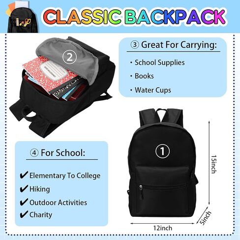 52 Pcs High School Supplies Kit with Backpack, Back to School Supplies Bag Set College Bundle Essential Stuff Bulk Stapler Notebook Calculator for Senior Student Teen Classroom(Black) in Saudi Arabia