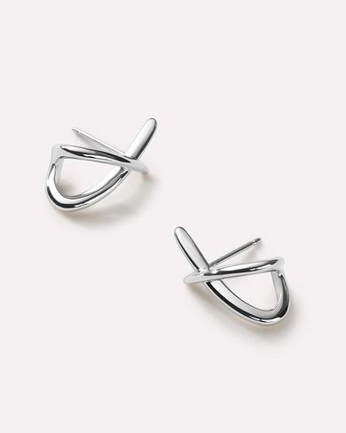 أقراط ذهبية للنساء العصرية، أقراط ذهبية عيار 14 قيراط أقراط أنيقة بسيطة بسيطة أقراط ذهبية لا تسبب الحساسية للنساء هدايا in Kuwait