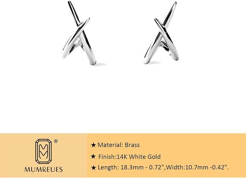 أقراط ذهبية للنساء العصرية، أقراط ذهبية عيار 14 قيراط أقراط أنيقة بسيطة بسيطة أقراط ذهبية لا تسبب الحساسية للنساء هدايا in Kuwait