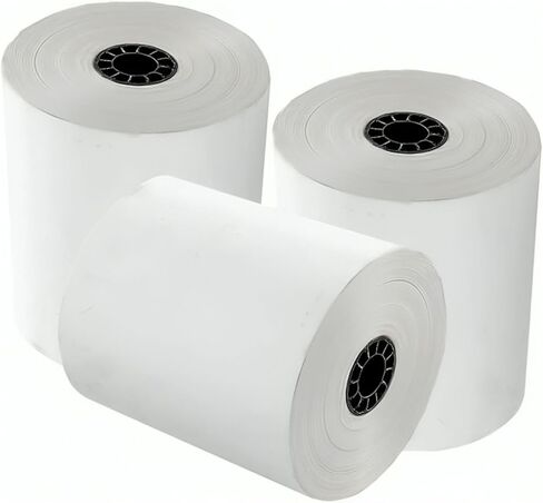 3 1/8" x 230’ Thermal Receipt Paper Rolls - BPA Free - Credit Card Paper - Point of Sale Cash Registers - 30 Rolls Per Case in Saudi Arabia