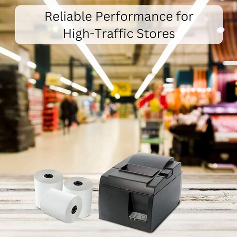 3 1/8" x 230’ Thermal Receipt Paper Rolls - BPA Free - Credit Card Paper - Point of Sale Cash Registers - 30 Rolls Per Case in Saudi Arabia