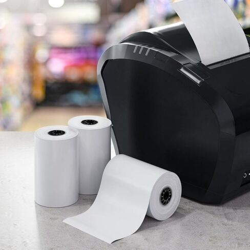 3 1/8" x 230’ Thermal Receipt Paper Rolls - BPA Free - Credit Card Paper - Point of Sale Cash Registers - 30 Rolls Per Case in Saudi Arabia