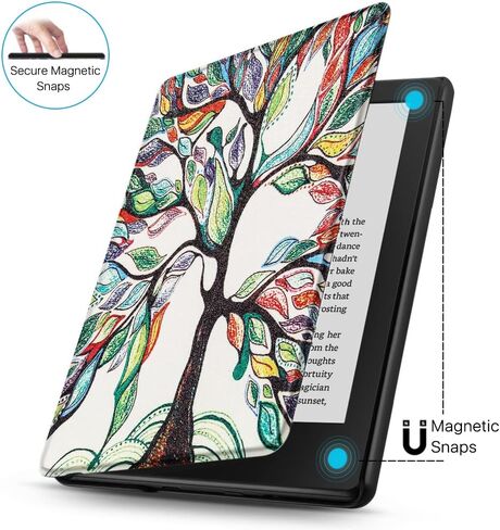 TNP Case for All New Kindle 10th Generation Gen 2019 Release - Will Not Fit Kindle Paperwhite or Oasis, Smart Cover with Auto Sleep & Wake for Amazon 6" Display E-Reader (Composition Book Purple) in Saudi Arabia
