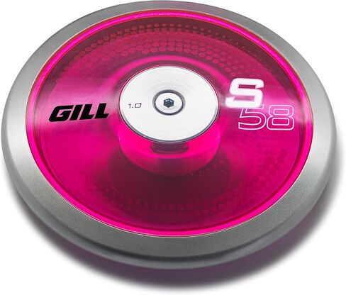قرص دوار S7 من Gill Athletics للمسار - معدات تدريب القرص 1.6 كجم، وزن حافة 75%، معدات رمي ​​المسار والميدان 1.6 كيلو، قرص القرص للرجال والنساء، قرص القرص والميدان 1.6 كجم in Saudi Arabia