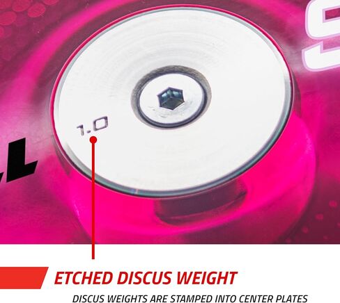 قرص دوار S7 من Gill Athletics للمسار - معدات تدريب القرص 1.6 كجم، وزن حافة 75%، معدات رمي ​​المسار والميدان 1.6 كيلو، قرص القرص للرجال والنساء، قرص القرص والميدان 1.6 كجم in Saudi Arabia