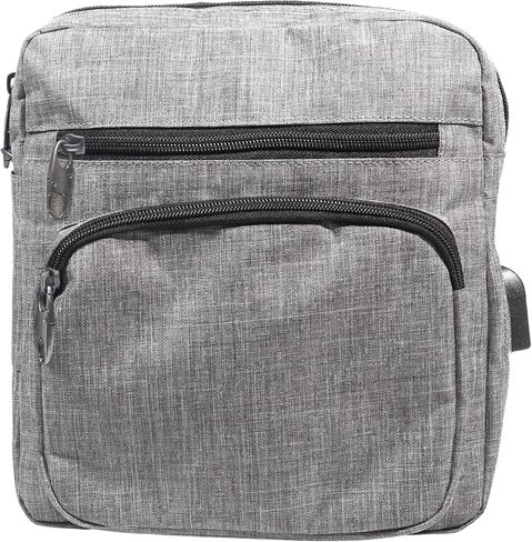 Shoulder Anti-theft Bag Adjustable Strap USB Charging Port Crossbody in Kuwait