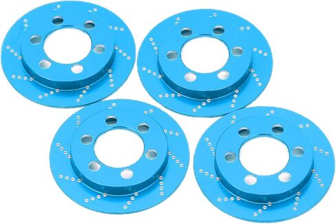 4pcs RC Brake Caliper RC Simulation Wheel Aluminum Brake Disc for 1.9 I Wheel 1 10 RC Crawler CarBlue Simulation Brake Not Only the of RC But Adds a Coo RC Brake CaliperRC (Blue) in Kuwait