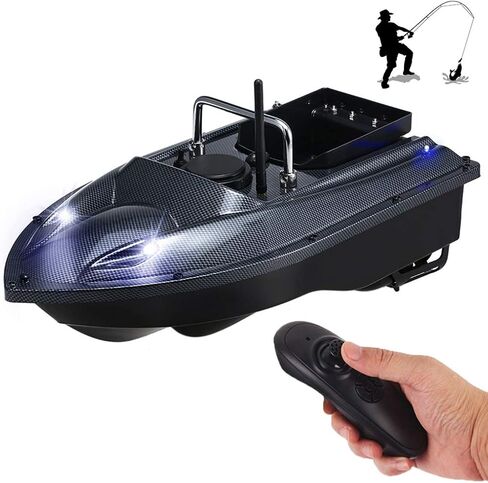 RC Bait Boat for Fishing – 547-Yard Range, 2KG Load, Auto Return, Long Battery Life – Perfect for Carp Fishing in Saudi Arabia