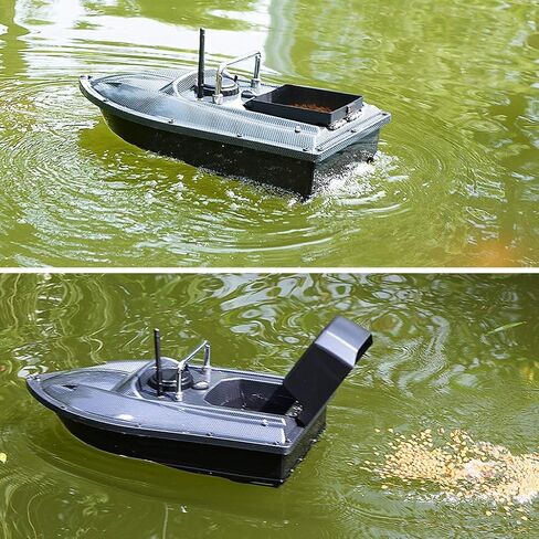 RC Bait Boat for Fishing – 547-Yard Range, 2KG Load, Auto Return, Long Battery Life – Perfect for Carp Fishing in Saudi Arabia