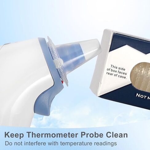 Ear Thermometer Covers for All Braun Thermometer Models, Disposable Digital Ear Thermometers Lens Filters Refill Caps, 100 Count in Saudi Arabia