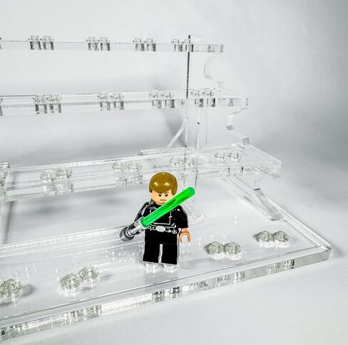 24 Minifigure Display Stand for Lego® Minifigures in Clear Acrylic, Lego Minifigure Display in Saudi Arabia