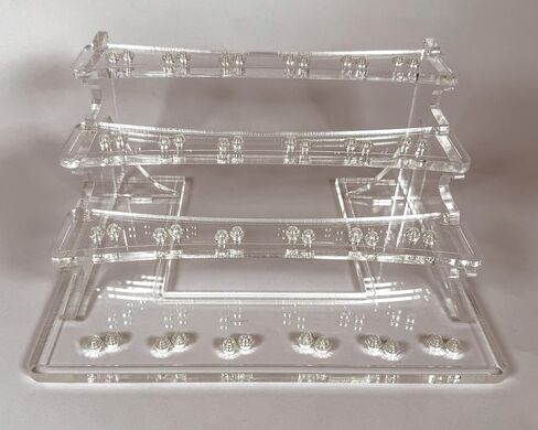 24 Minifigure Display Stand for Lego® Minifigures in Clear Acrylic, Lego Minifigure Display in Saudi Arabia