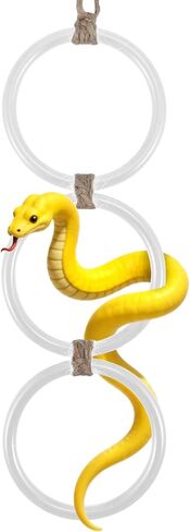 Ultimate Snake Climbing Toys, Ball Python Toys, Corn Snake Tank Accessories for Reptile Habitats (17.1x3.5 inch, Black) in Saudi Arabia