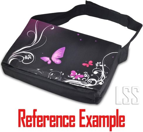 LSS 15" 15.6 inch Laptop Padded Compartment Shoulder Messenger Bag, Carrying Case for 14" 15" 15.6" & Smaller Size Notebook in Saudi Arabia