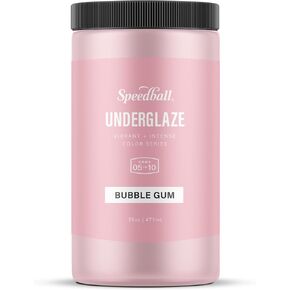 Speedball Underglaze, Emerald, 16 oz, Made in USA, Lead-Free Color Glaze for Pottery and Ceramics, Wide Firing Range Cone 05-10, Food Safe