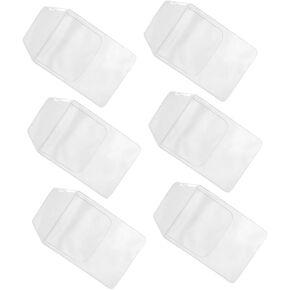 Angoily 6 Pack Pvc Pen Pocket Protectors Pen Bag for Hospital Office School Business Meetings Leakproof Easy to Use