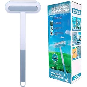 Multi-Function Pet Hair Remover, Long Handle 4 in 1 Hair Remover, Reusable, Suitable for Furniture, Carpet, Clothes, Bedding, Windows, Remove Dog and Cat Hair (1PCS)
