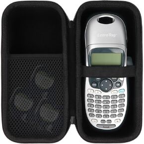 Storage Case Compatible with DYMO LetraTag 100H / 100H Plus Handheld Label Maker (Black Case)