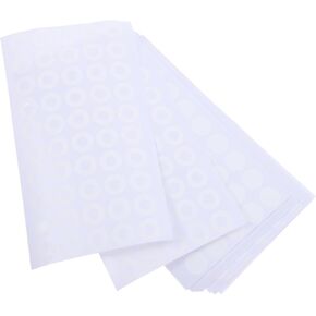 Angoily 1000pcs Self-Adhesive Hole Reinforcement Stickers Paper Labels for Binders for Round Sticky Dot Stickers Sheet