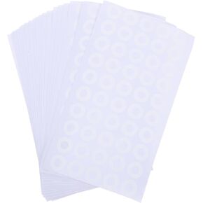 Hole Punch Stickers 1000pcs Circle Sticker Sheets Paper Hole Reinforcement Self-Adhesive Labels for School Home Binder