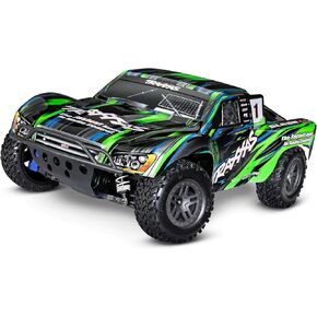 Traxxas TRA68154-4-GRN Slash 4X4 Brushless: 1/10 Scale 4WD Short Course Truck, Green