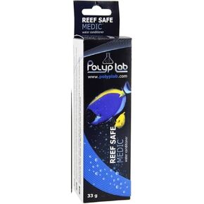 Polyp Lab Medic Reef Safe Paraslte Eiiminator Marine ICh Freshwater ICh Marine Marine De-Poiiute Water Marine and Freshwater-Materids Coral Aquarium Foice (1 Medic + Food) in Saudi Arabia