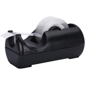 Eagle Basics Office Desk Tape Dispenser for Office Home School (Black)