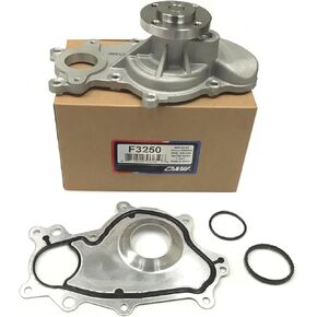 F3250 Engine Water Pump [4-Bolt Pulley Flange] for Ford 3.5L DOHC Turbo engine & 3.7L Naturally Aspirated (Please Check Prior to Purchasing If 3 or 4 Bolts Is Required)